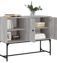 Sideboard Grau Sonoma 100x40x79,5 cm Holzwerkstoff