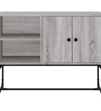 Sideboard Grau Sonoma 100x40x79,5 cm Holzwerkstoff