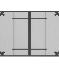 Gartentisch Anthrazit 110x80x72 cm Stahlgitter