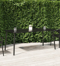 Gartentisch Anthrazit 165x80x71 cm Stahl