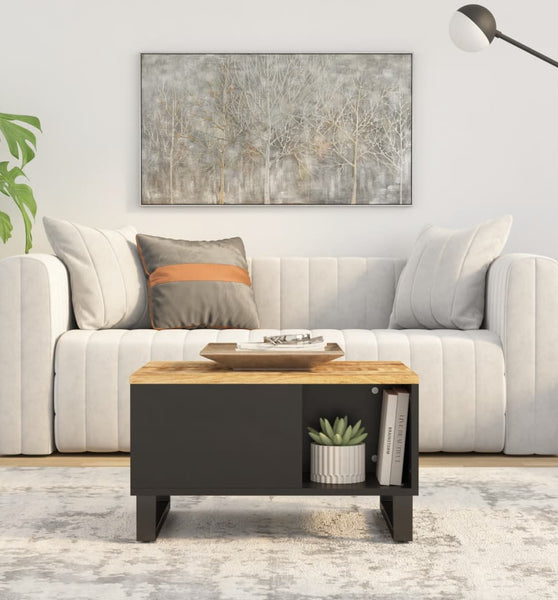 Couchtisch 60x50x35 cm Massivholz Mango