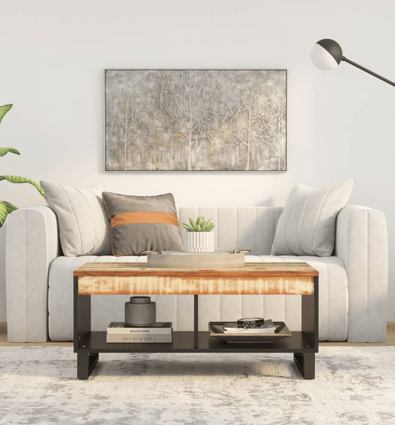 Couchtisch 90x50x40 cm Massives Altholz