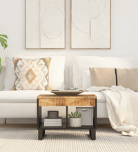 Couchtisch 55x50x40 cm Massivholz Mango