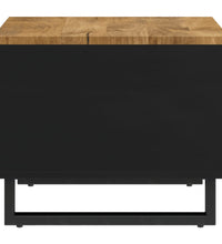 Couchtisch 55x50x40 cm Massivholz Mango