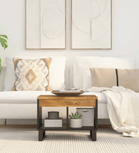 Couchtisch 55x50x40 cm Massivholz Mango