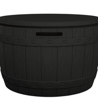 3-in-1 Gartenbox Schwarz Polypropylen