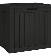 Gartenbox Schwarz 55,5x43x53 cm Polypropylen