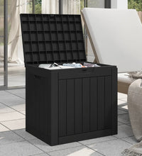 Gartenbox Schwarz 55,5x43x53 cm Polypropylen