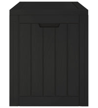 Gartenbox Schwarz 55,5x43x53 cm Polypropylen