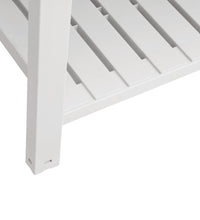Hochbeet Weiß 110x45x79 cm Polypropylen