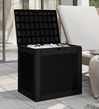 Gartenbox Schwarz 55,5x43x53 cm Polypropylen