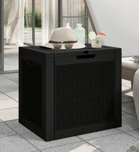 Gartenbox Schwarz 55,5x43x53 cm Polypropylen