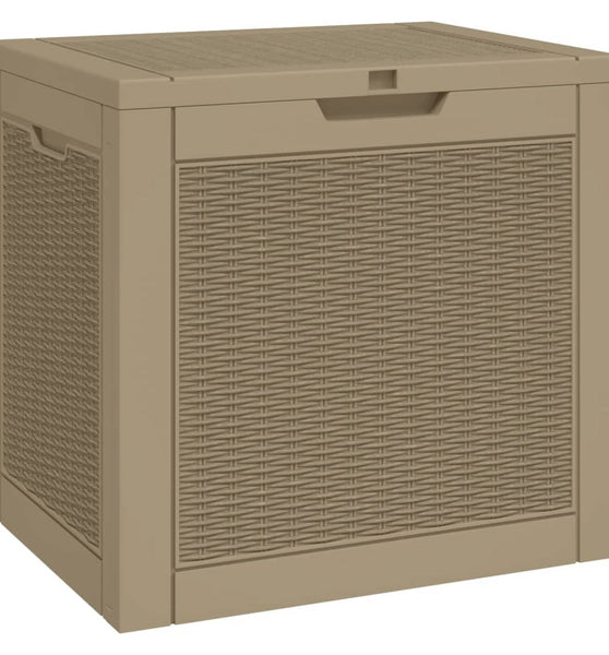 Gartenbox Hellbraun 55,5x43x53 cm Polypropylen