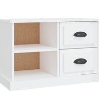 TV-Schrank Hochglanz-Weiß 73x35,5x47,5 cm Holzwerkstoff