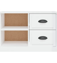 TV-Schrank Hochglanz-Weiß 73x35,5x47,5 cm Holzwerkstoff