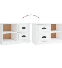 TV-Schrank Hochglanz-Weiß 73x35,5x47,5 cm Holzwerkstoff