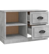 TV-Schrank Betongrau 73x35,5x47,5 cm Holzwerkstoff