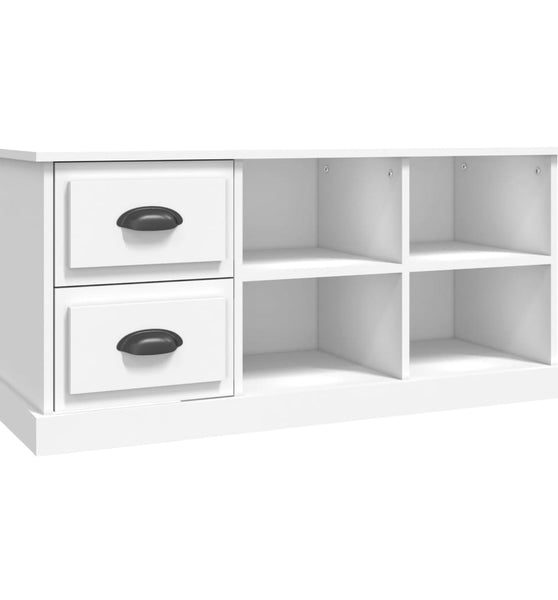 TV-Schrank Weiß 102x35,5x47,5 cm Holzwerkstoff