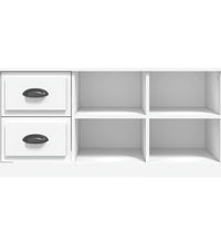 TV-Schrank Weiß 102x35,5x47,5 cm Holzwerkstoff