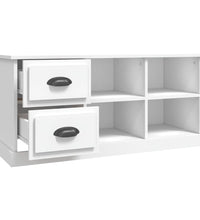 TV-Schrank Weiß 102x35,5x47,5 cm Holzwerkstoff