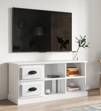TV-Schrank Hochglanz-Weiß 102x35,5x47,5 cm Holzwerkstoff
