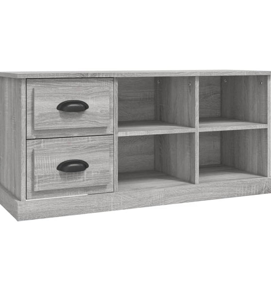 TV-Schrank Grau Sonoma 102x35,5x47,5 cm Holzwerkstoff