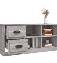 TV-Schrank Grau Sonoma 102x35,5x47,5 cm Holzwerkstoff