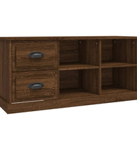 TV-Schrank Braun Eichen-Optik 102x35,5x47,5 cm Holzwerkstoff