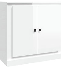 Sideboard Hochglanz-Weiß 70x35,5x67,5 cm Holzwerkstoff