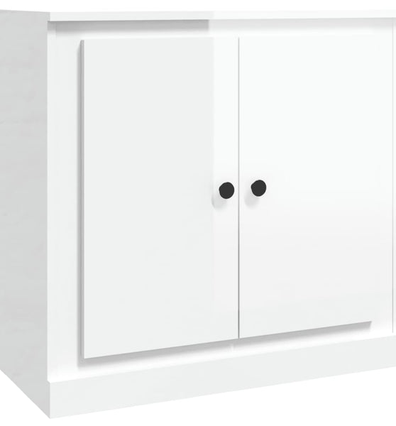 Sideboard Hochglanz-Weiß 70x35,5x67,5 cm Holzwerkstoff