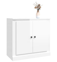 Sideboard Hochglanz-Weiß 70x35,5x67,5 cm Holzwerkstoff