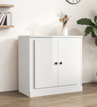 Sideboard Hochglanz-Weiß 70x35,5x67,5 cm Holzwerkstoff