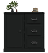 Sideboard Schwarz 70x35,5x67,5 cm Holzwerkstoff