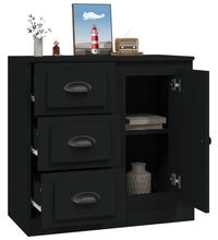 Sideboard Schwarz 70x35,5x67,5 cm Holzwerkstoff