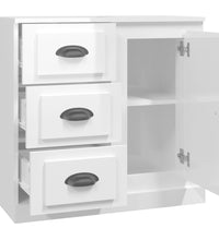 Sideboard Hochglanz-Weiß 70x35,5x67,5 cm Holzwerkstoff