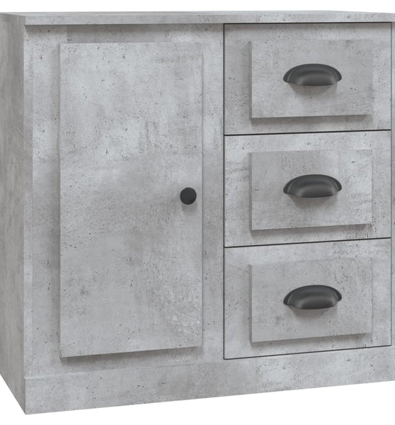 Sideboard Betongrau 70x35,5x67,5 cm Holzwerkstoff