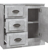 Sideboard Betongrau 70x35,5x67,5 cm Holzwerkstoff