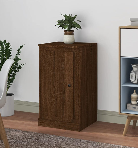 Sideboard Braun Eichen-Optik 37,5x35,5x67,5 cm Holzwerkstoff