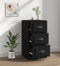 Sideboard Schwarz 36x35,5x67,5 cm Holzwerkstoff