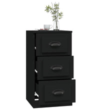 Sideboard Schwarz 36x35,5x67,5 cm Holzwerkstoff