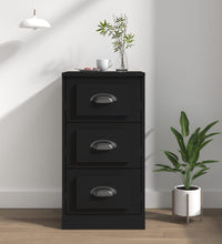 Sideboard Schwarz 36x35,5x67,5 cm Holzwerkstoff