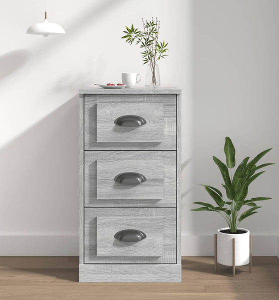 Sideboard Grau Sonoma 36x35,5x67,5 cm Holzwerkstoff