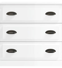 Sideboard Hochglanz-Weiß 70x35,5x67,5 cm Holzwerkstoff