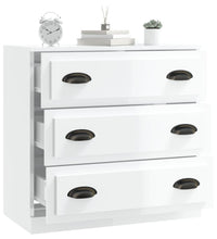 Sideboard Hochglanz-Weiß 70x35,5x67,5 cm Holzwerkstoff