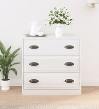 Sideboard Hochglanz-Weiß 70x35,5x67,5 cm Holzwerkstoff