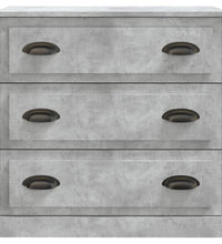 Sideboard Betongrau 70x35,5x67,5 cm Holzwerkstoff