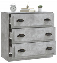 Sideboard Betongrau 70x35,5x67,5 cm Holzwerkstoff