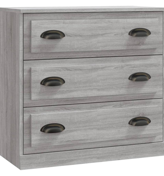 Sideboard Grau Sonoma 70x35,5x67,5 cm Holzwerkstoff