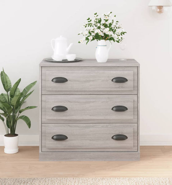 Sideboard Grau Sonoma 70x35,5x67,5 cm Holzwerkstoff