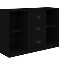 Sideboard Schwarz 104,5x35,5x67,5 cm Holzwerkstoff